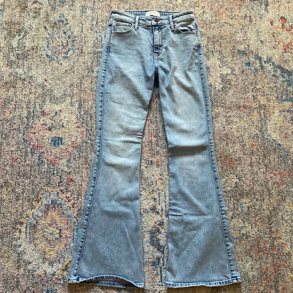 Abercrombie & Fitch Ultra High Rise Flare Jeans